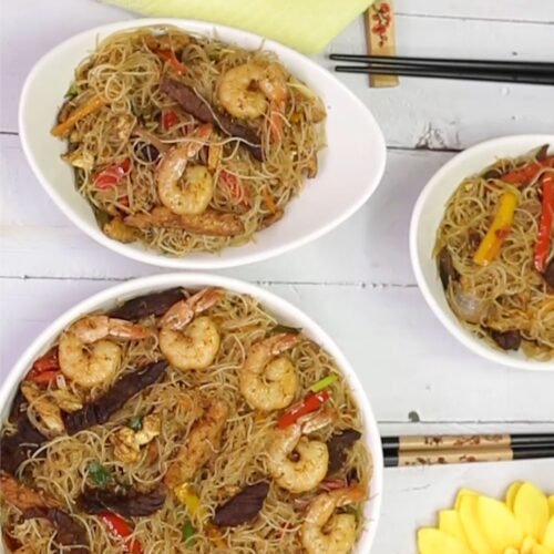 Singapore Noodles Recipe – Food blog website | Foodies and spice
